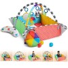 Baby Einstein Zens Activity Milestones Gym en peluche avec barre en bois, pour bébé à tout-petit, 0-12 mois, lavable en mach