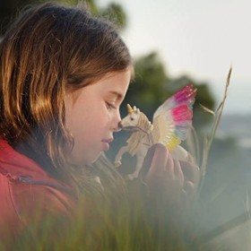 Schleich 70576 Licorne ailée Arc-en-Ciel, dès 5 Ans, bayala®® - Figurine, 12,6 x 12,1 x 15,2 cm