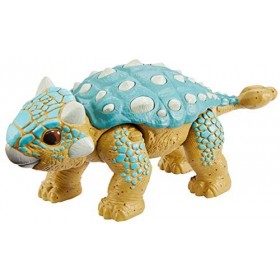 Jurassic World / Park Mattel – FPF11 Attack Pack – Ankylosaurus Bumpy – Dinosaurierfigur mit Artikulationspunkten
