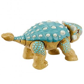 Jurassic World / Park Mattel – FPF11 Attack Pack – Ankylosaurus Bumpy – Dinosaurierfigur mit Artikulationspunkten