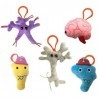 GIANTmicrobes Coffret cadeau sur le thème de la science du cerveau – Apprenez les neurosciences avec ce lot de 5 porte-clés e