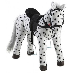 Heunec - 723771 - Porteur peluche cheval Oncle Alfred - puce musicale intégrée - charge maximale 100kg