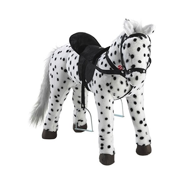 Heunec - 723771 - Porteur peluche cheval Oncle Alfred - puce musicale intégrée - charge maximale 100kg