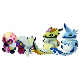Monster Hunter Jouet en peluche Ibushi Chibi Serpent du vent