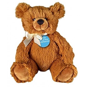 Bauer Spielwaren 12978 I Like My Planet Peluche en Forme dourson en matériau recyclé Marron