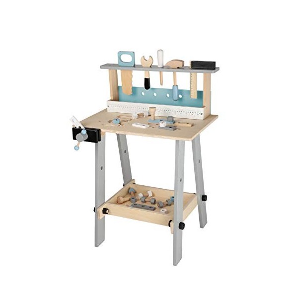 Bayer Chic 2000-Établi pour Enfants en Bois Accessoires, Banc à Outils, 278 30, Mehrfarbig