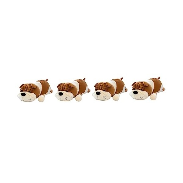 Toyvian 5 Pièces Poupée Sharpei Jouet en Peluche pour Enfants Animal en Peluche Lesté Oreiller en Peluche pour Chien Cadeau D