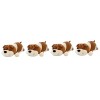 Toyvian 5 Pièces Poupée Sharpei Jouet en Peluche pour Enfants Animal en Peluche Lesté Oreiller en Peluche pour Chien Cadeau D