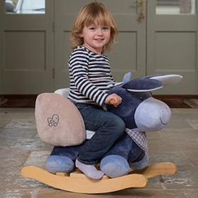 Nattou Bascule Âne Alex, 10 - 36 Mois, 60 x 39 x 50 cm, Bleu