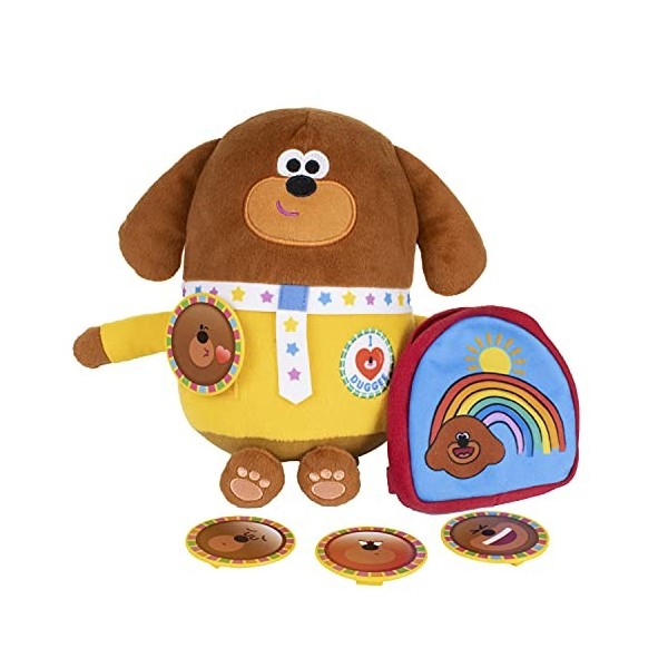 AB Gee abgee 539 2147 Hey Best Friend Duggee Soft Toy, Red, 10 x 13 x 23 Centimeters