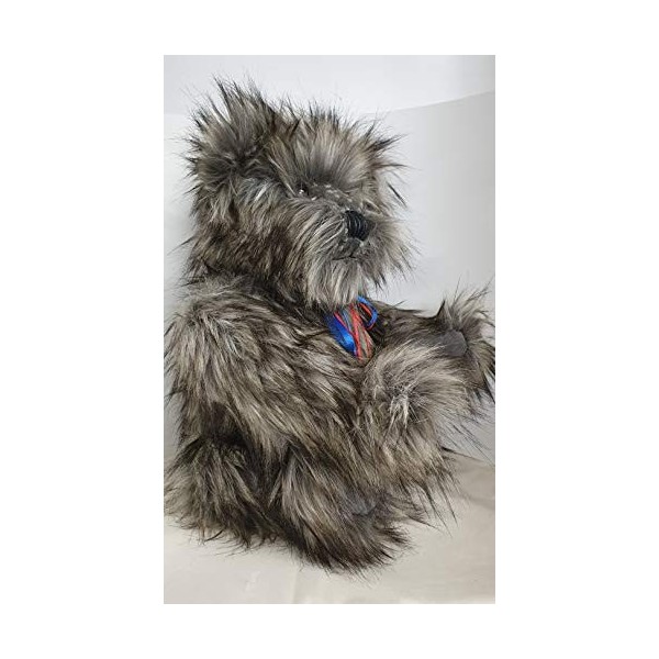 Canterbury Bears ltd- Jet Ours en Peluche, 000, Gris