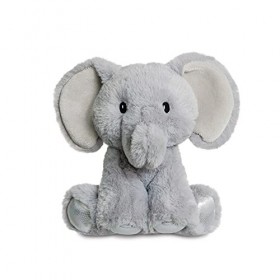 Aurora, 61410, Glitzy Tots éléphant, 15,2 cm, Peluche Gris et Argent