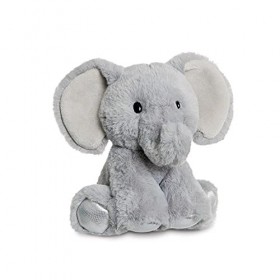 Aurora, 61410, Glitzy Tots éléphant, 15,2 cm, Peluche Gris et Argent