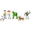 Disney Pixar Toy Story Pack 6 Figurines Articulées Toy Story 4, Road Trip de 6 personnages : Woody, Buzz, Rex, Zig Zag, Jessi