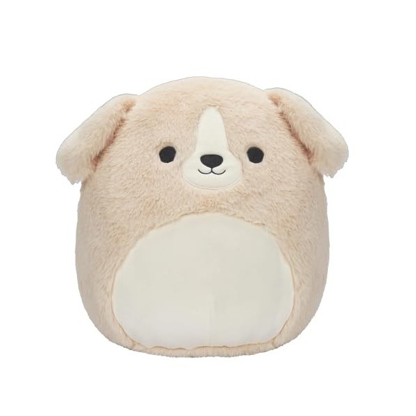 Squishmallows Peluche Oficial Kellytoy Fuzzamallows 40,6 cm, Stevon le chien 