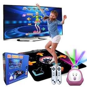 YRPRSODF Tapis de danse pour enfants et adultes, tapis de danse électronique musical avec plus de 100 jeux, modes MTV et dess