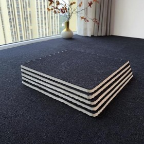 Carreaux De Moquette Emboîtables en Peluche Courte, 30 Pièces, Tapis De Puzzle en Mousse, Tapis, Chambre à Coucher, Salle De 