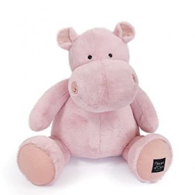 Histoire dOurs - Peluche Géante Hippopotame - HipBlue - 85 Cm - Très Grande Peluche Douce et Mignonne pour les Calins - Idé