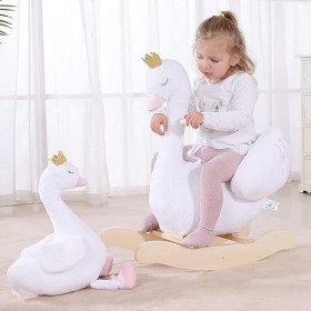 Labebe - Cheval à Bascule Enfant Bebe, Cygne a Bascule Exterieur/Intérieur, Jeux Jouet Bascule pour Jardin, Cheval a Animal p