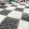 30 Pièces-30 Pieds Carrés Tapis De Sol en Mousse De Puzzle en Peluche épaissie, Dalles De Moquette Moelleuses Imbriquées, Gar