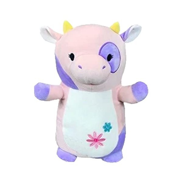 Squishmallow Kellytoy Peluche douce et spongieuse de collection Hug Mees tortue Antoni ventre en cœur , 35,6 cm