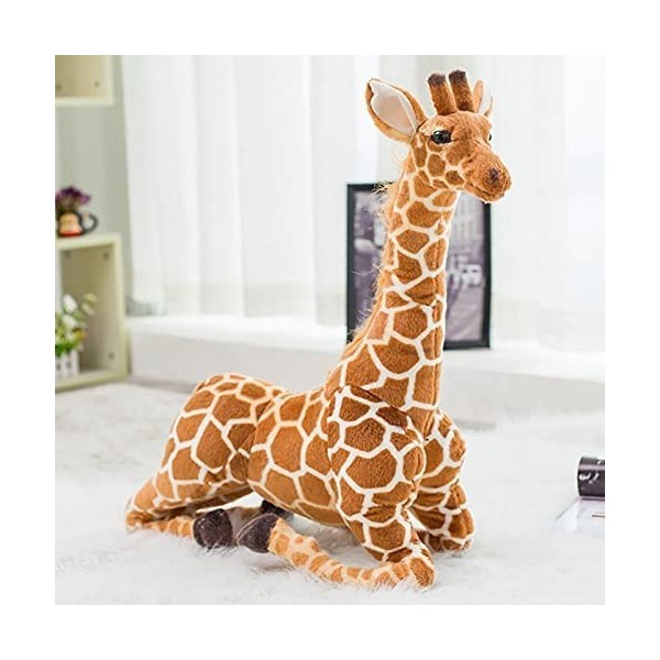 KRASS Girafe en Peluche Animal Sauvage en Peluche Girafe Debout Géant Peluche pour Enfants, Jeu Et Câlin, Lavable, Animal en 