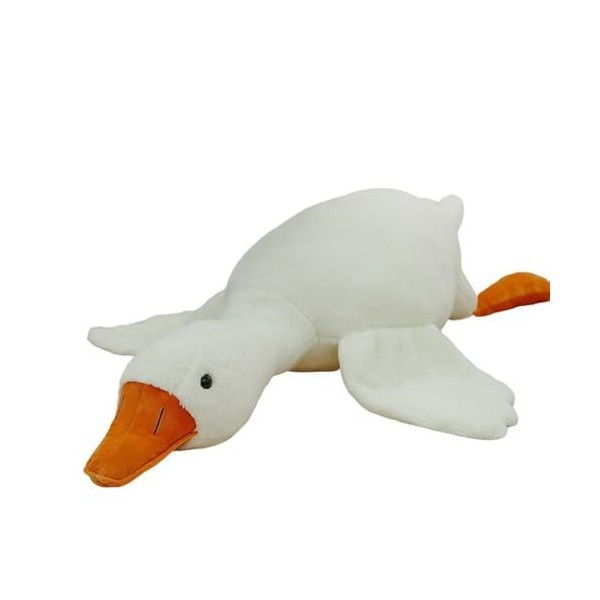 50-190 cm câlin grande oie blanche en peluche poupée canard géant doux en peluche peluches oie oreiller de couchage maison ca