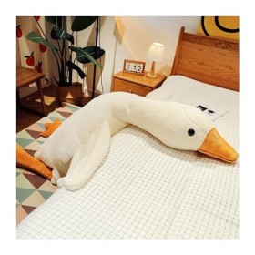 50-190 cm Grande Oie Blanche en Peluche Canard Sommeil Apaiser poupée Oreiller pour la Maison canapé-lit décor en Peluche Fig