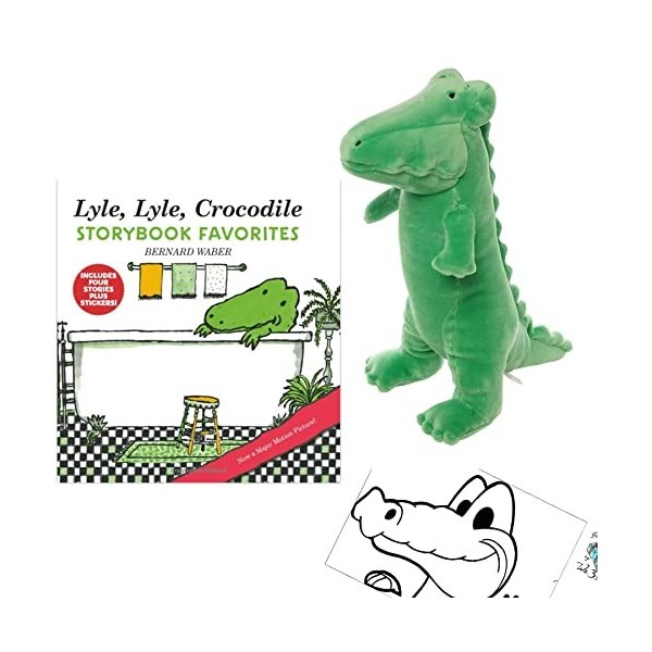 Lyle, Lyle, Crocodile Coffret cadeau : 4 histoires de Bernard Waber avec autocollants, peluche et page de coloriage House on