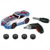 Theo Klein 8668 Kit de tuning automobile Bosch | Voiture démontable avec accessoires | Avec visseuse Bosch Ixolino à piles | 