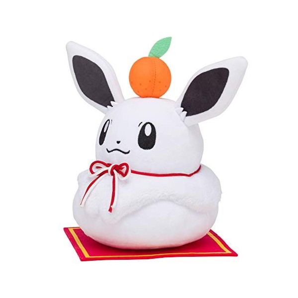 Pokemon Center Original Original Plush Peluche Eevee Evoli Kagami Mochi