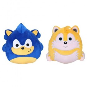 Lot de 2 oreillers en peluche Sonic de 25,4 cm
