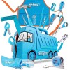 Hi-Spec Kit dOutils Véritable pour Enfants 17 Pièces avec Mallette Camion, Tablier, Lunettes de Protection et Outils Miniatu