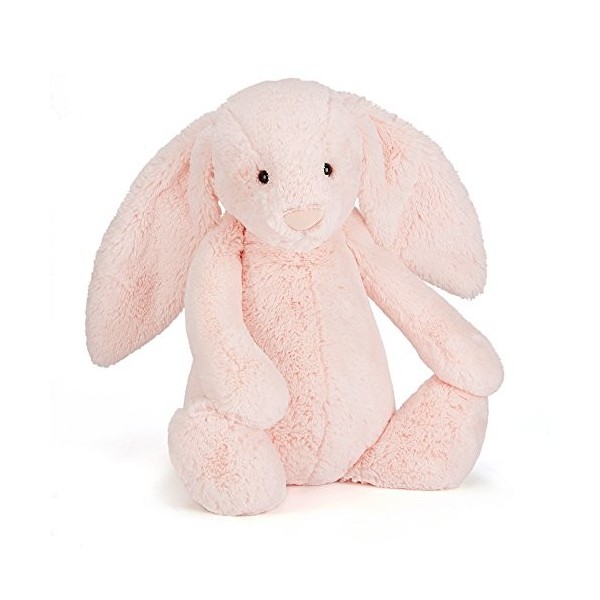 Jellycat Bashful Lapin Peluche Peluche Lapin Rose Grand Taille Large 36 cm