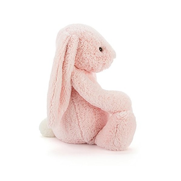 Jellycat Bashful Lapin Peluche Peluche Lapin Rose Grand Taille Large 36 cm