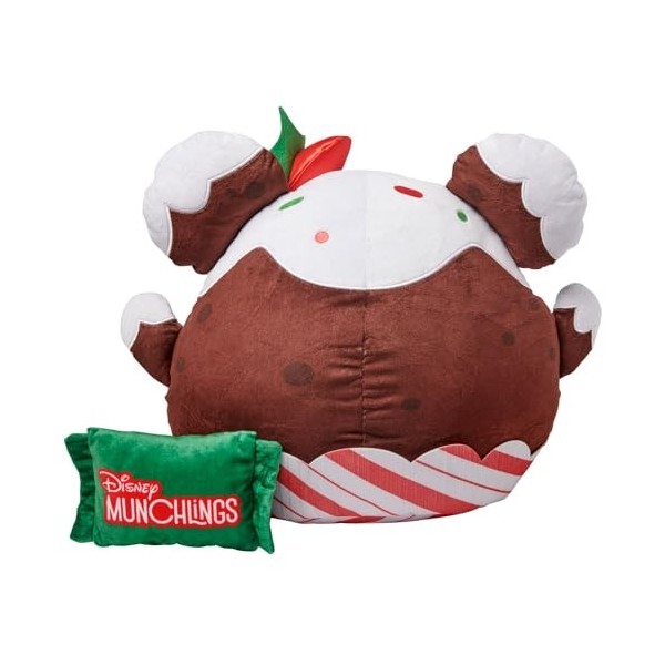 Disney Boutique Peluche officielle Minnie Mouse Munchlings – 38,1 cm Medium Holiday Toffee Pudding – Collection Sweetings de 