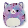 SQUISHMALLOW KellyToys - Eloise le chat violet tie dye - Super doux en peluche - 20 cm