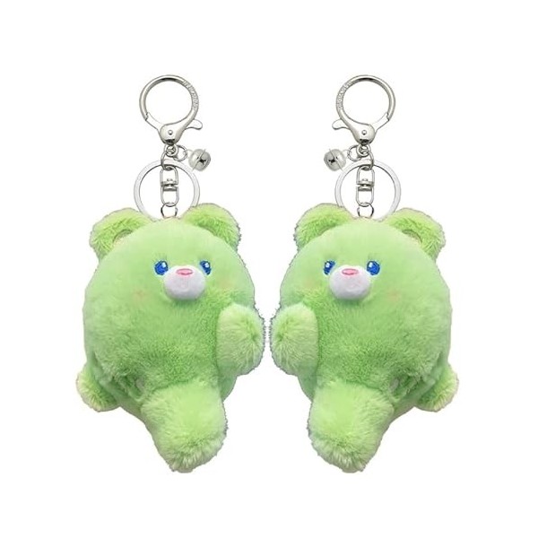 SHUIXIN Porte-clés de poupée en peluche Porte-clés en forme de peluche Pendentifs de poupées magnétiques Matériau en peluche 