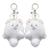 SHUIXIN Porte-clés de poupée en peluche Porte-clés en forme de peluche Pendentifs de poupées magnétiques Matériau en peluche 