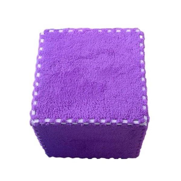 Tapis De Sol en Mousse Pelucheux Emboîtable, Tapis De 11,8x11,8 Pouces, Carreaux De Moquette Carrés Doux Et Moelleux, Tapis D