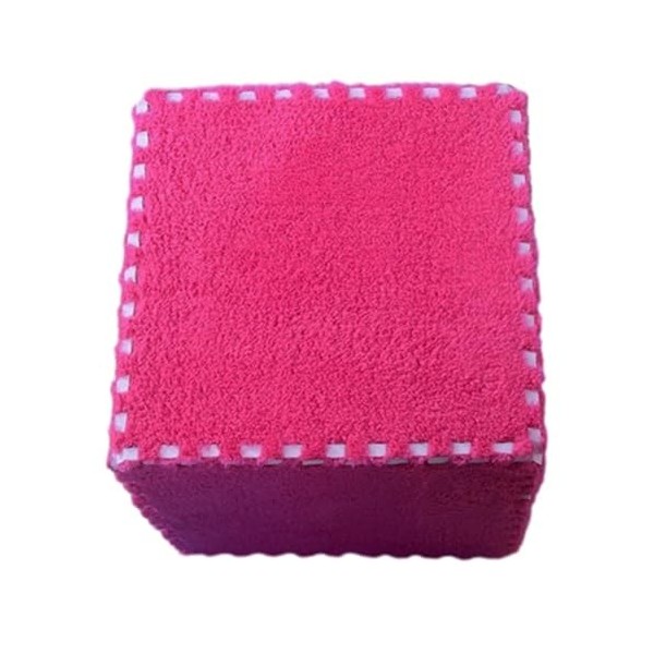 Tapis De Sol en Mousse Pelucheux Emboîtable, Tapis De 11,8x11,8 Pouces, Carreaux De Moquette Carrés Doux Et Moelleux, Tapis D
