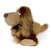 Sigikid 39900 Peluche Luri Laluri XXL BeastsTown pour Enfants et Adultes à Collectionner, Offrir, Jouer, câliner, Marron/Chie