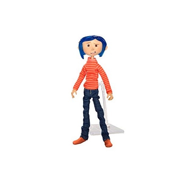 NECA Coraline - Figurine Coraline in Striped Shirt and Jeans 18 cm