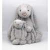 Bashful Silver Bunny Huge - Hauteur 53 cm