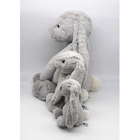 Bashful Silver Bunny Huge - Hauteur 53 cm