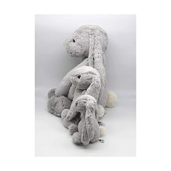 Bashful Silver Bunny Huge - Hauteur 53 cm