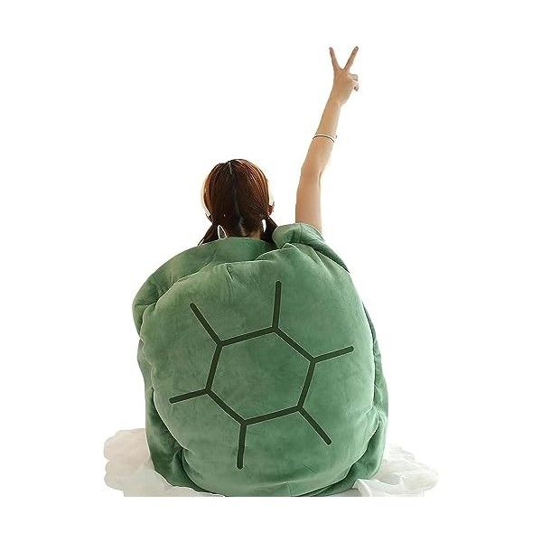 Coussin En Coquille De Tortue Portable Dormir Adulte Enfants Coquille De Tortue Géante Oreiller Portable Tortue Douce Oreille