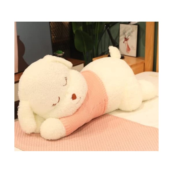 Dessin animé chien peluche jouet longue bande coussin,Peluche jouet pour chien mignon,Oreillers autour du lit，Jouets de poupé