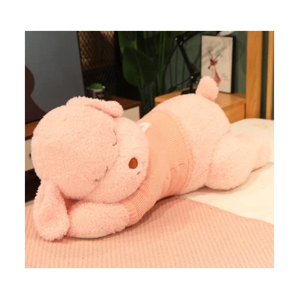 Dessin animé chien peluche jouet longue bande coussin,Peluche jouet pour chien mignon,Oreillers autour du lit，Jouets de poupé