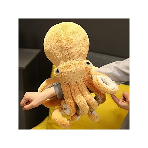 YUYUYU 1pc 30-90CM créatif réaliste Pieuvre Jouets en Peluche Animaux de mer poupées en Peluche Oreiller Dos Coussin Annivers